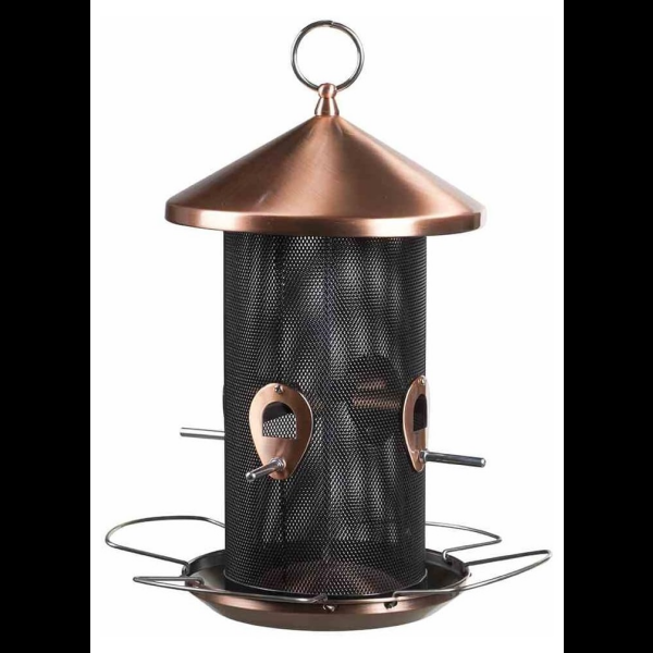 Vogelfuttersäule Gourmet Kupfer